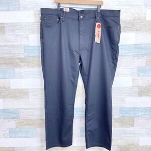 Levis 541 Big & Tall Athletic Fit Jeans Gray Tapered Stretch Denim Mens 46x30